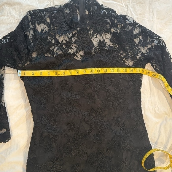 Expo Petite black classy laced dress Made in USA 🇺🇸 - Picture 8 of 11
